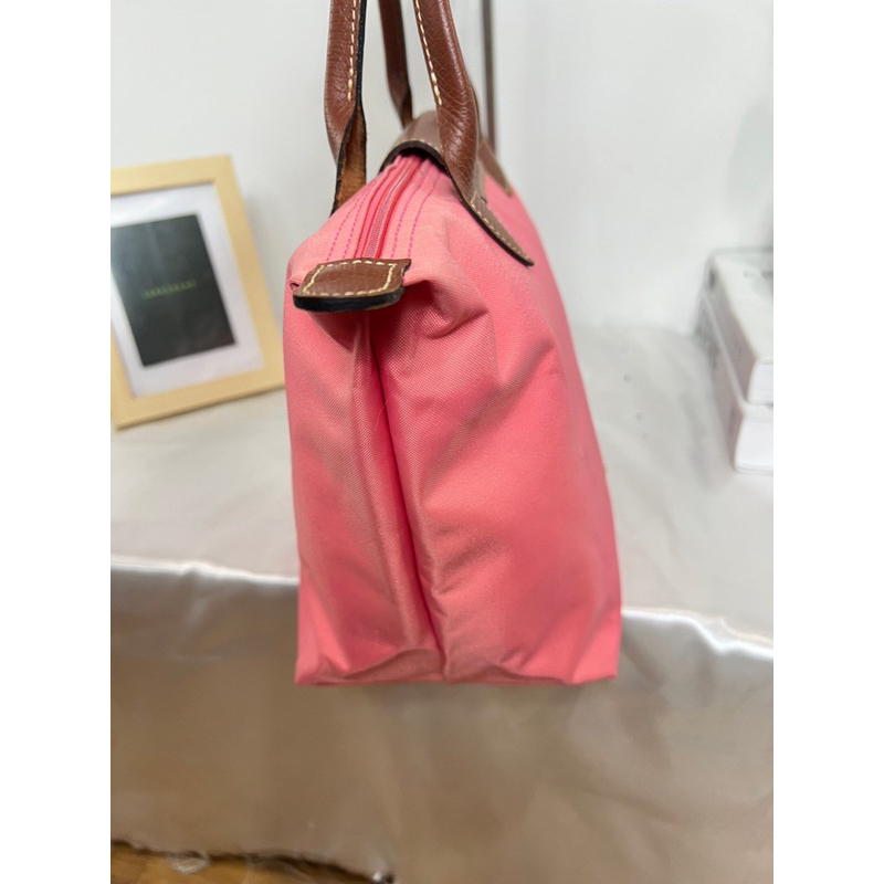 longchamp-s-หูยาวมือสองของแท้-สีพีช-ส่งต่อ-1-850บาท