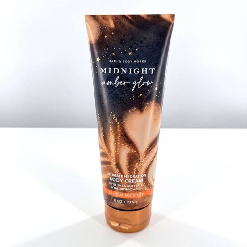 bath-and-body-works-midnight-amber-glow-body-cream-226g-ของแท้