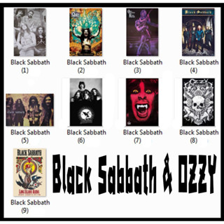 โปสเตอร์ Black Sabbath (8แบบ) OZZY แบล็ก แซ็บบาธ วง ดนตรี รูป ภาพ ติดผนัง สวยๆ poster 34.5x23.5นิ้ว(88x60ซมโดยประมาณ)