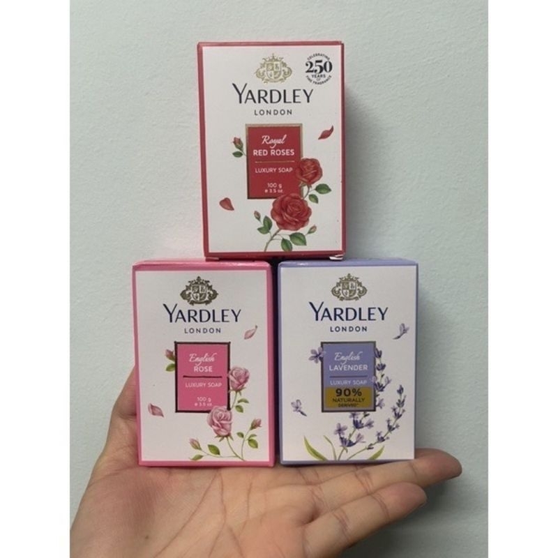 yardley-london-luxury-soap-100-g-สบู่ยาร์ดเลย์-กลิ่นผู้ดีอังกฤษ-ลักซูรี่