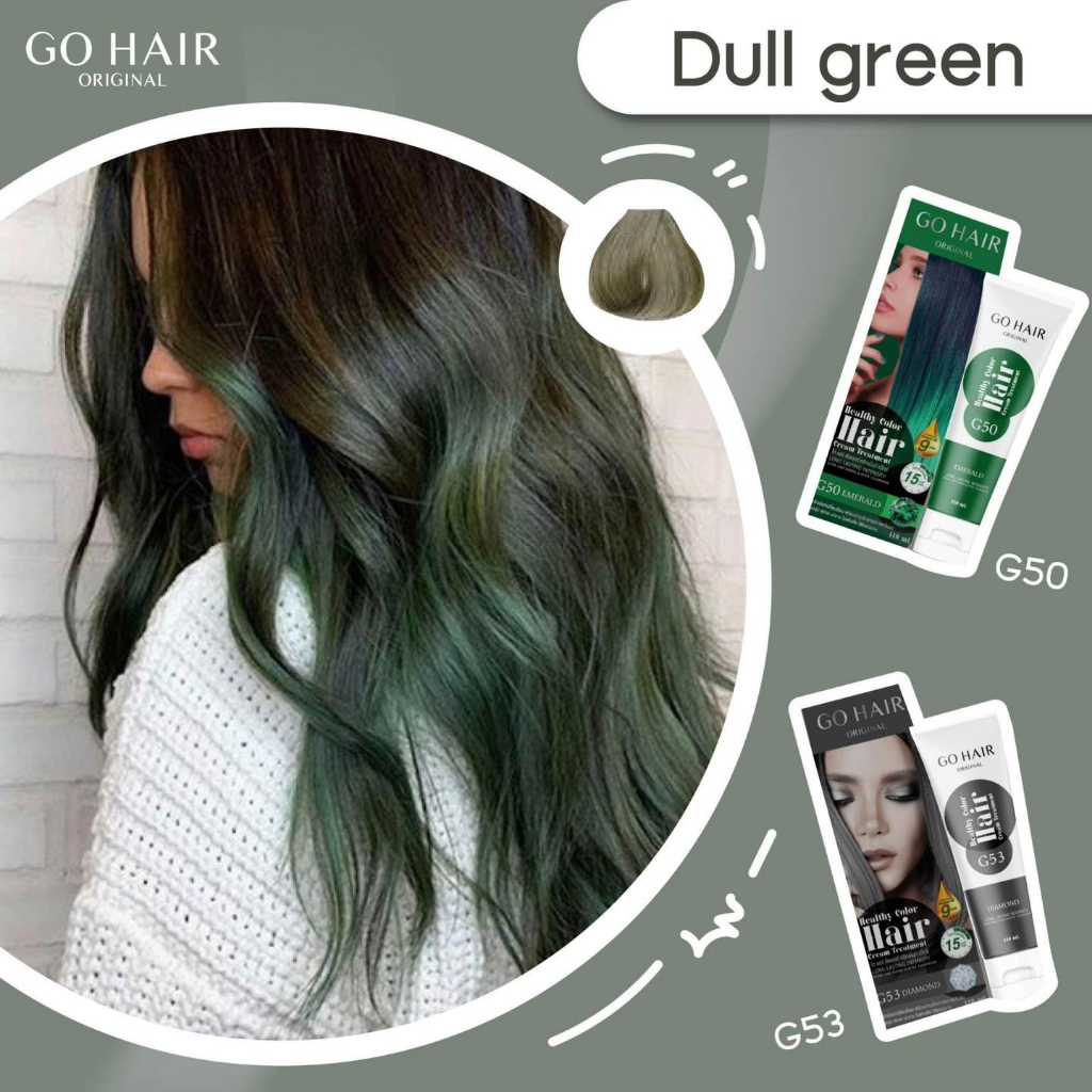 ภาพสินค้าGo Hair โกแฮร์ ทรีทเม้นท์ แว๊กสีผม Color Treatment Wax 110ml. จากร้าน beautymall_th บน Shopee ภาพที่ 2