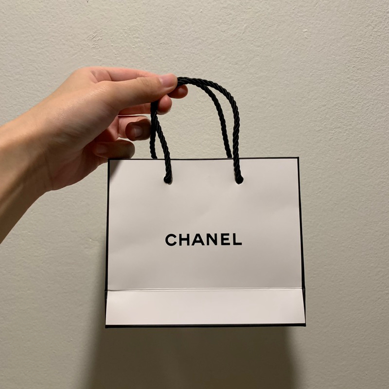 ของแท้-ถุงกระดาษ-chanel-ขนาดเล็ก-จากเคาน์เตอร์ไทย