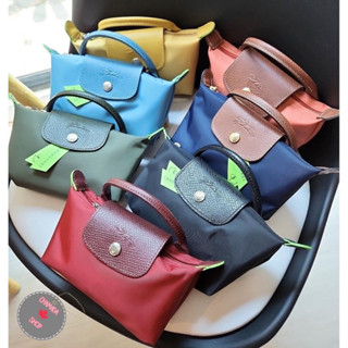 Longchamp Le Pliage Pouch With Handle🌈แท้💯