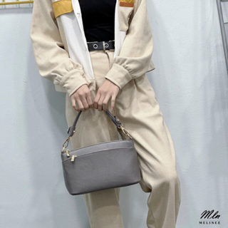 สินค้า MLN bags กระเป๋าถือสามซิปรุ่น Queen(size L)ช่องเยอะมีสายสะพายยาว ขนาด 26.5*11*18 cm