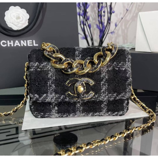 กระเป๋าแบรนด์เนมกระเป๋าสะพาย 🔥🔥พร้อมส่งNew Chanel Small Flap bag Wool Tweed bag เทพ