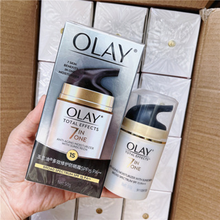 olay โอเลย์ มอยส์เจอไรเซอร์ Total Effects Day Cream Normal SPF 15 7 in 1 P&amp;G - 50g
