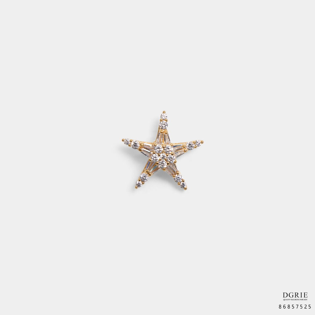 golden-stars-sparkle-brooch-เข็มกลัดดาวสีทอง