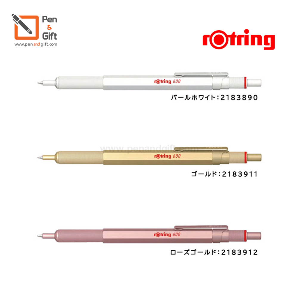 ปากกาลูกลื่น Rotring 600 Series ปากกาเขียนแบบ ขนาด 1.0 Rotring