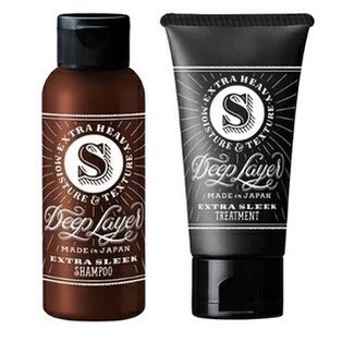 Deep Layer Extra Sleek Shampoo 80 ml/Treatment 60 g แชมพู ครีมนวดผม สำหรับผมเส้นเล็ก แห้งเสีย