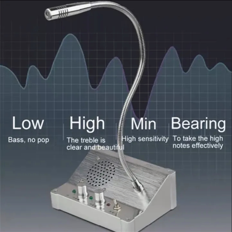 ลำโพงหน้าต่างระบบระบบอินเตอร์คอมสำหรับธุรกิจ-ไมโครโฟนอินเตอร์คอม-หน้าต่างลำโพงอินเตอร์คอมสำหรับbankเคาน์เตอร์ร้านค้า