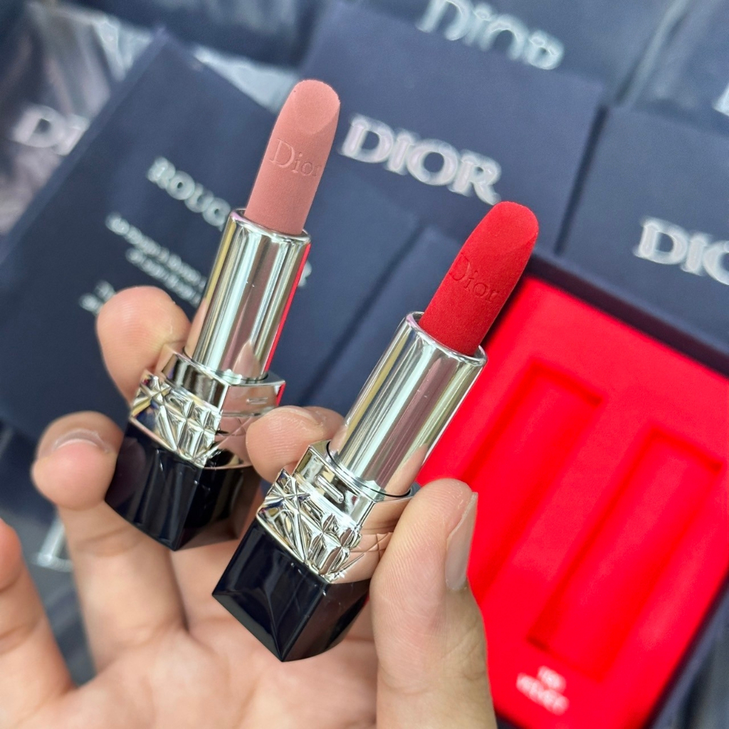 Dior Rouge Couture Colour Lipstick Box Set Shopee Thailand