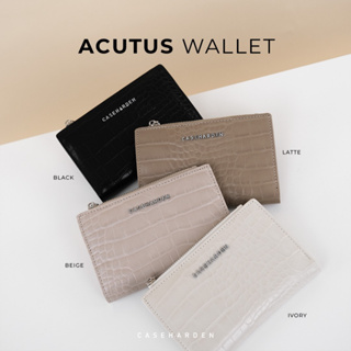 (ใช้โค้ด:8T2Z4Aลด138.-) [Acutus] Caseharden Acutus Wallet กระเป๋าสตางค์ใบกลาง