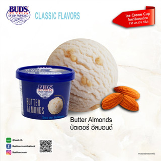 BUDS Ice Cream Butter Almonds 130ml (76g)