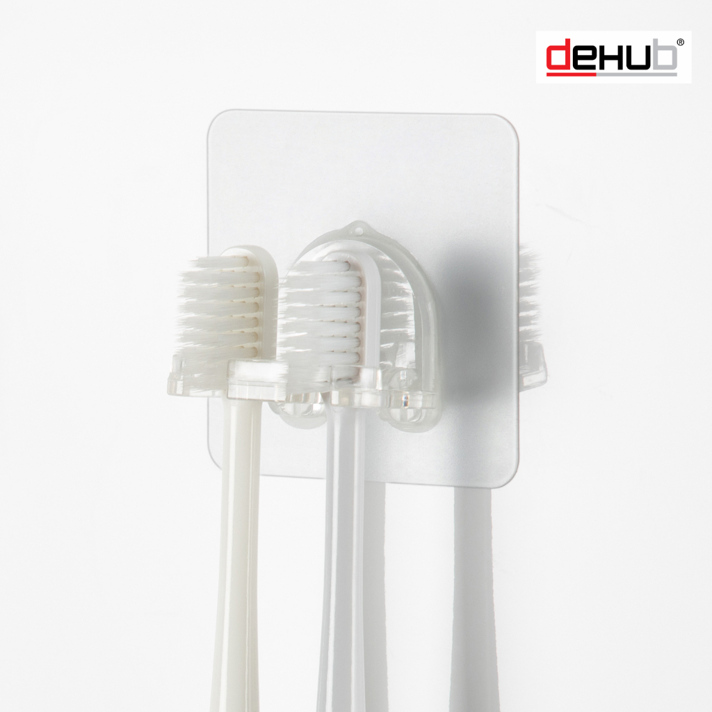 dehub-ที่แขวนแปรงสีฟัน-แบบ-2-แปรง-ติดผนัง-vacuum-pad-toothbrush-holder-2brush