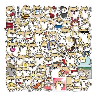 สติ๊กเกอร์ Shiba Inu 487 ชิบะ อินุ 60ชิ้น น้องหมา Dogecoin Dog coin ชิบะอินุ ดอช ด็อก ด็อค คอยน์ คอย หมา ชิบะ เหรียญ