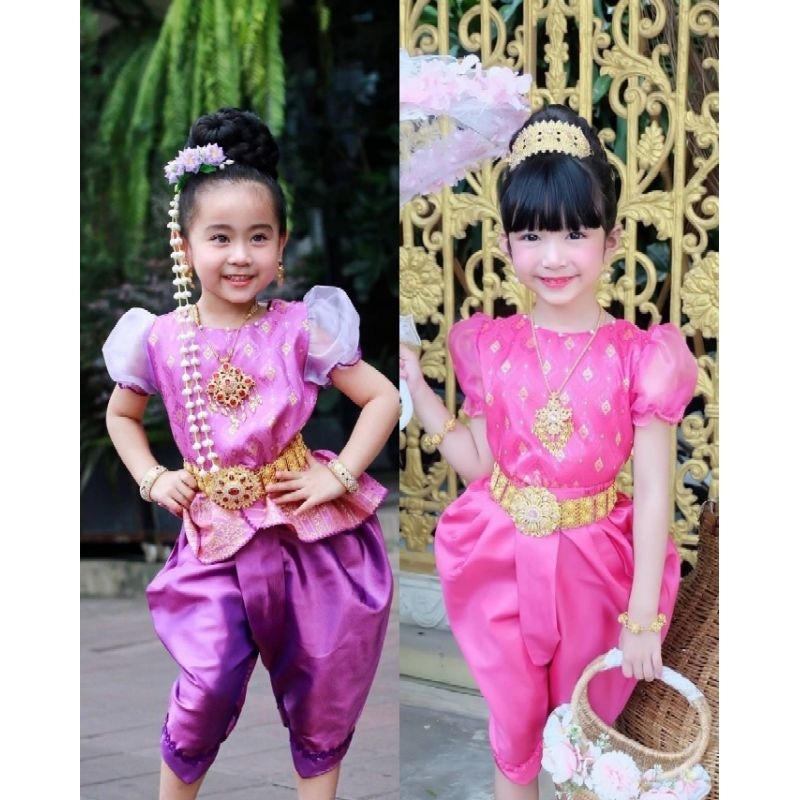 ndd-ชุดไทยเด็กหญิงวนิดา-งานจริงหรูมาก-ขนาด-4-10ปี-สวยหรูดูแพง