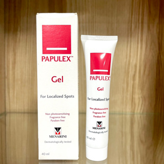 PAPULEX GEL FOR LOCALIZED SPOTS 40ML (EXP: 2024)ลดรอยแผลเป็นจากสิว แต้มเฉพาะจุด