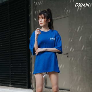 DXMN Clothing "Double Logo" Oversized Tee (Blue)