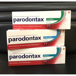 ยาสีฟัน Parodontax ยาสีฟันที่ช่วยขจัดคราบพลัคซึ่งเป็นสาเหตุหนึ่งของเลือดออกขณะแปรงฟัน ขนาด 150 กรัม