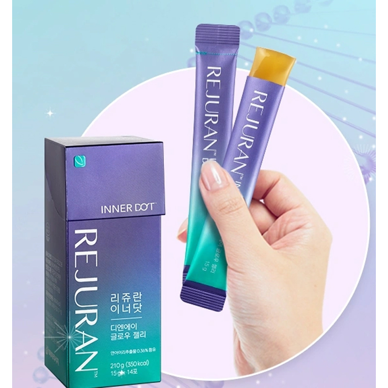 rejuran-inner-dot-dna-glow-jelly-15g-x-14-sticks-นำเข้าเกาหลี-คอลลาเจน-เยลลี่-สินค้าใหม่ล่าสุด