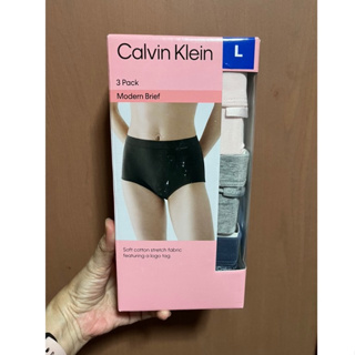 พร้อมส่ง🇺🇸กางเกงใน Cavin Klein รุ่นใหม่กล่องชมพู1กล่องมี3ตัวsize Lสีชมพู/เทา/เนวี