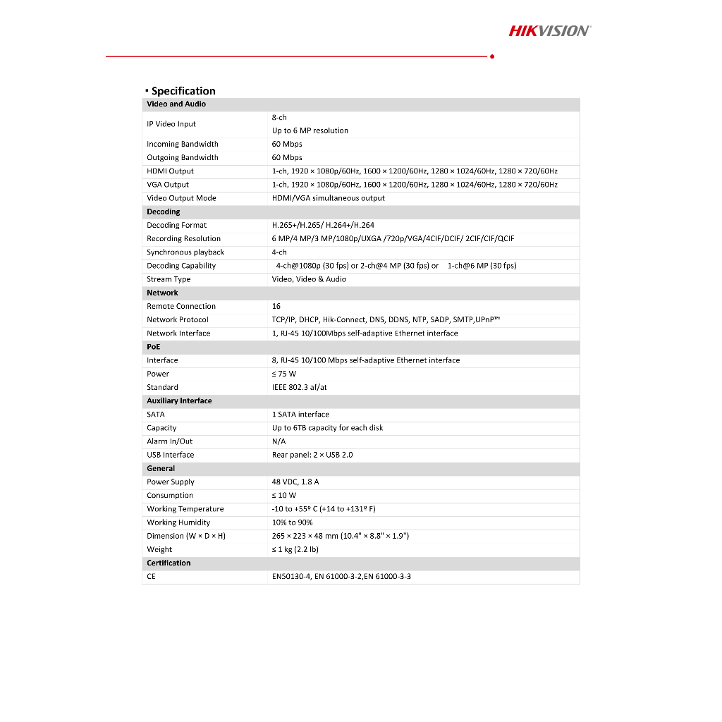 hikvision-เครื่องบันทึกกล้องวงจรปิด-nvr-รุ่น-ds-7108ni-q1-8p-m-c-มี-poe-ในตัว