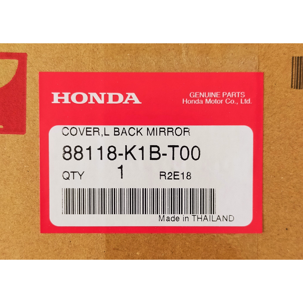 88118-k1b-t00-ฝาครอบกระจกมองหลังด้านซ้าย-honda-แท้ศูนย์