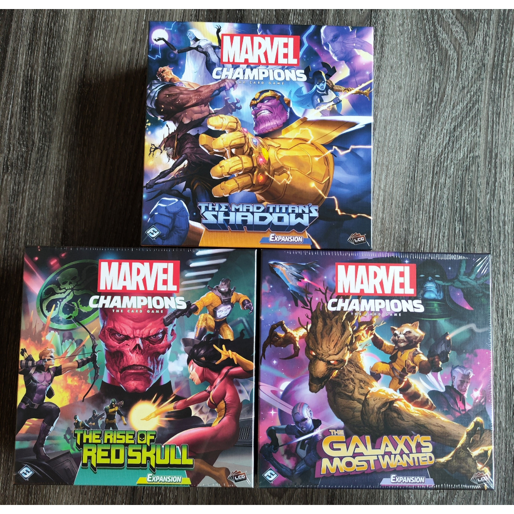 Marvel Champion expansions The mad titan's shadow, The rise of the