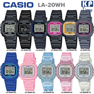 สินค้า Casio นาฬิกาข้อมือผู้หญิง/เด็ก สายเรซิน รุ่น LA-20WH ของแท้ประกันศูนย์ CMG