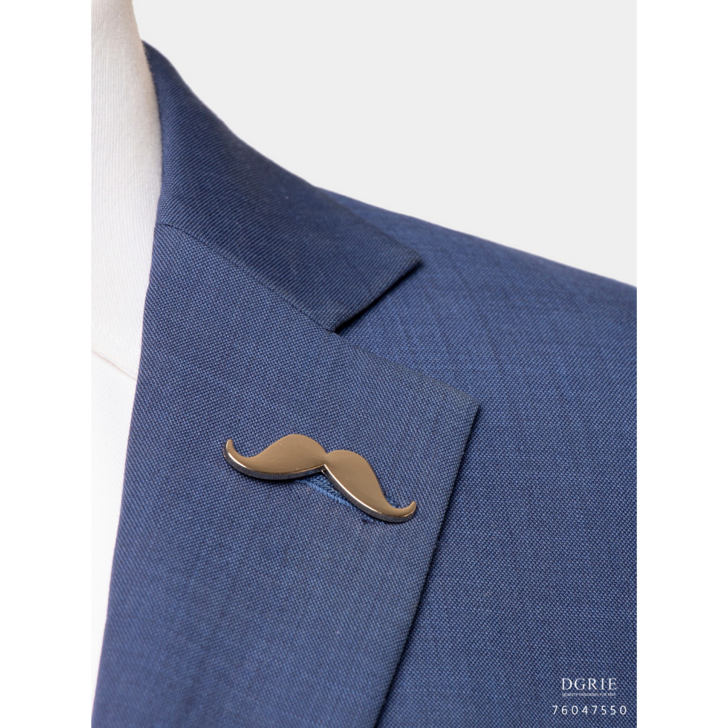 gold-mustache-brooch-เข็มกลัดติดเสื้อรูปหนวด