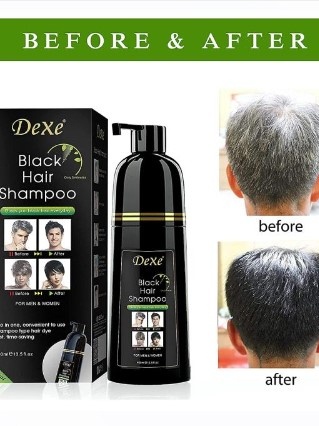 Dexe black hair shampoo แชมพูสระบำรุงผมดำ