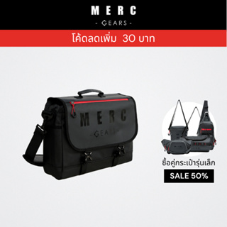 สินค้า Merc Gears กระเป๋าสะพายข้าง กระเป๋าโน๊ตบุ๊ค วัสดุกันน้ำ รุ่น Mario สีดำ