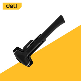 Deli ค้อนนิรภัย ค้อนทุบกระจกรถยนต์ฉุกเฉิน อุปกรณ์จำเป็นในรถ ใช้งานได้ 2 หัว สำหรับพกพา เพื่อความปลอดภัย Safety hammer