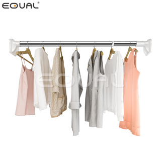 EQUAL ราวสแตนเลส ผ้าเช็ดหน้า ราวแขวนผ้า ราวพาดผ้า ผ้าขนหนูแบบติดตั้ง ราวตากผ้าในคอนโด ราวแขวนผ้าเช็ดตัว ห้องน้ำ ไม้แขวน