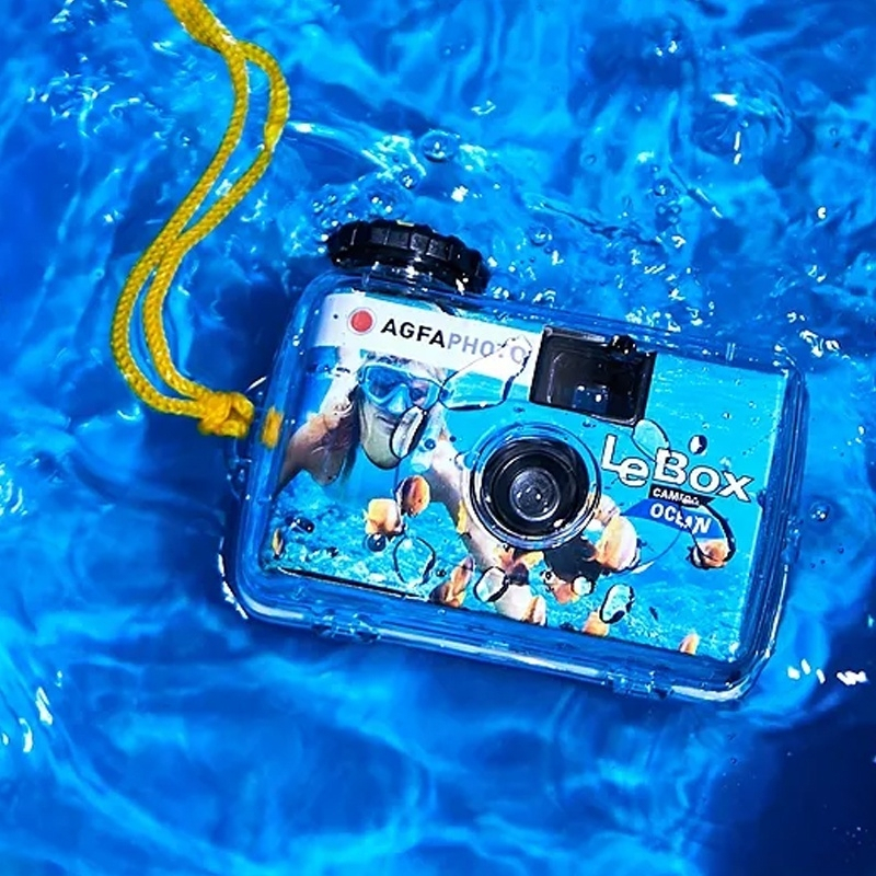 กล้องฟิล์ม-ลงน้ำได้-agfa-photo-lebox-ocean-400-27-exposures-disposable-camera-ลงน้ำได้ลึก-3-เมตร