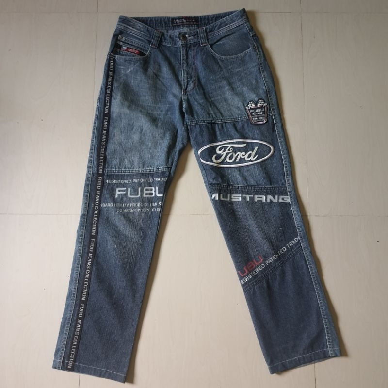กางเกงยีนส์ชาย-แบรนด์-fubu-jeans-collection-nascar-fubu-jeans-งานหายาก-1992-กางกงยีนส์-กางเกงยีนส์ราคาถูก