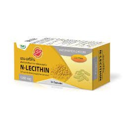 THP N-Lecithin เอน-เลซิติน เลซิติน ถั่วเหลือง ช่วยป้องกันสมองเสื่อม กระตุ้นระบบประสาท ขนาด 30 แคปซูล