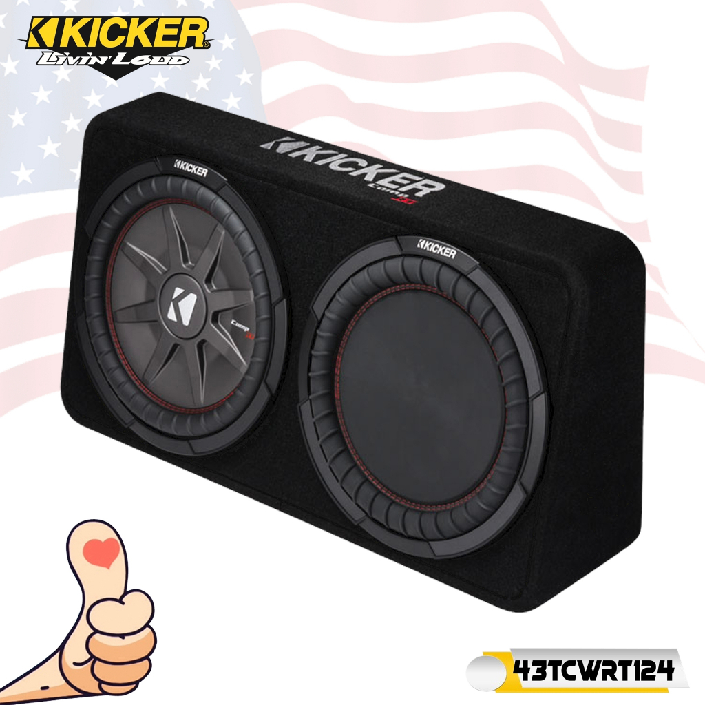 ตู้ซับหลังเบาะ-kicker-ขนาด12-นิ้ว-ลำโพงซับวูฟเฟอร์-รุ่น-43tcwrt124-เบสนุ่มลึกของแท้100