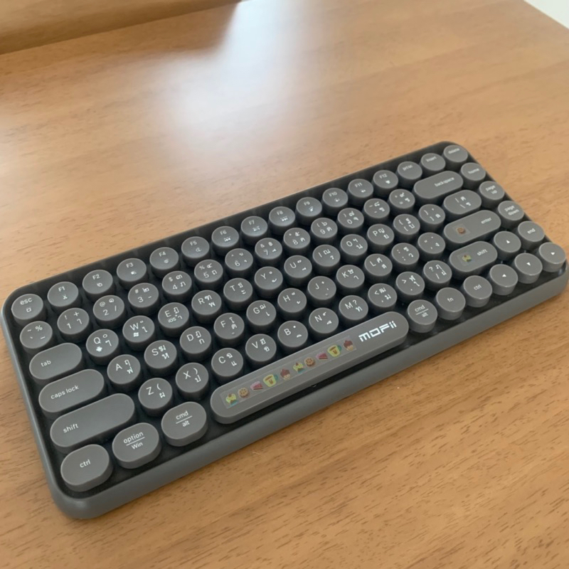 (ส่งต่อ/คีย์บอร์ดแป้นพิมพ์ไทย) MOFii WAFFLE Bluetooth Keyboard ...