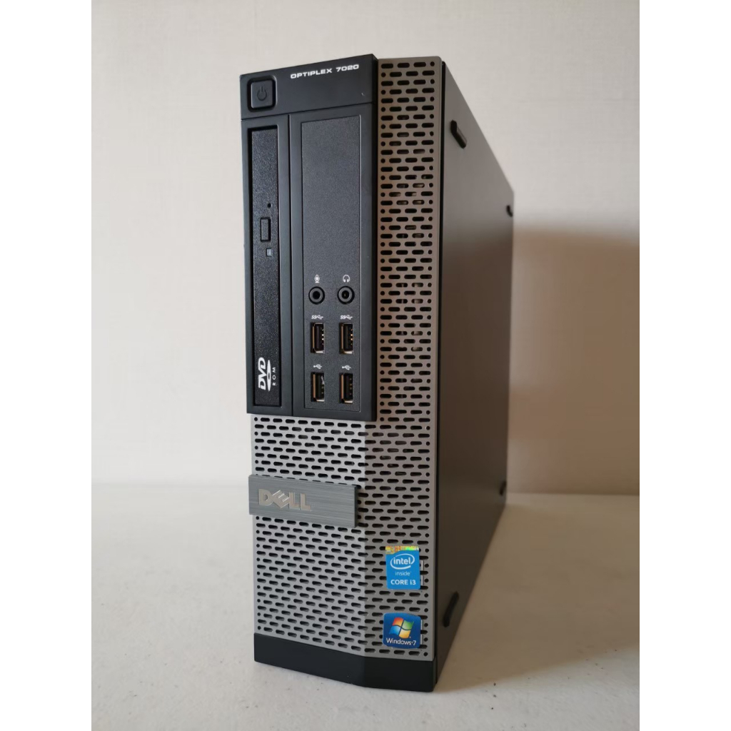 คอมมือสอง-dell-optiplex-7020-sff-ครบชุด-พร้อมจอ-19-นิ้ว-cpu-core-i3-4130-3-10-ghz-ลงโปรแกรมพื้นฐาน-พร้อมใช้งาน