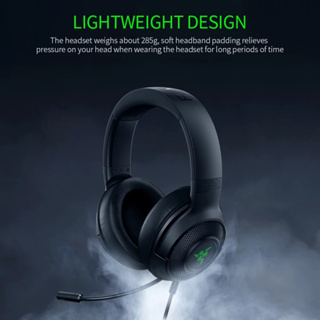 ภาพหน้าปกสินค้าRazer Kraken V3 X (2022) Wired USB Gaming Headset หูฟังสำหรับเล่นเกม ชุดหูฟัง TriForce 40mm Driver HyperClear Cardioid Microphone 7.1 Surround Sound หูข้าวสาลี เรืองแสง [ของแท้ - พร้อมส่ง] ที่เกี่ยวข้อง