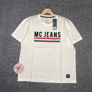 เสื้อยืดคอกลมMc jeans ใส่ได้หญิงและชายป้ายห้อย