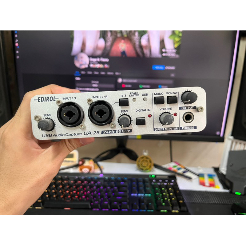 Roland EDIROL UA25 USB Audio Interface Shopee Thailand