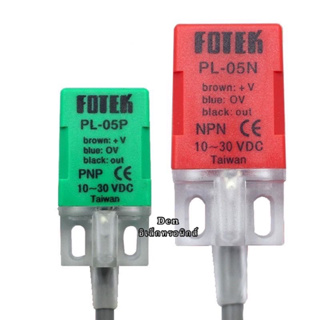 PL-05N(ชนิดNPN-NO) ,  PL-05P(ชนิดPNP-NO)  sensor เซ็นเซอร์ จับโลหะ.  3สาย  10-30vDC FOTEK