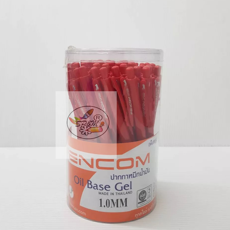 Pencom ปากกาหมึกน้ำมันแบบกด รุ่นCPS01 (50ด้าม) | Shopee Thailand