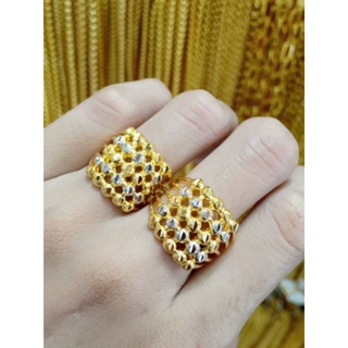 #แหวนทองสองกษัตริย์#แหวนเศษทองสองสีคละแบบ