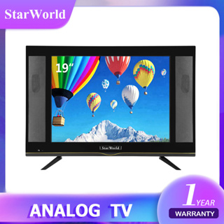 ภาพขนาดย่อของภาพหน้าปกสินค้าStarWorld LED TV 19 นิ้ว อนาล็อกทีวี tv ต่อกล่องได้ทุกรุ่น ใช้ไฟ12v ระบบเสียงดี จากร้าน cl.office บน Shopee