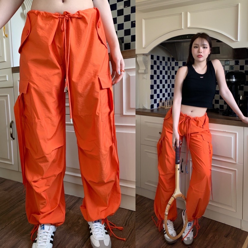 พร้อมส่ง-cargo-pant-summer-มาแล้วค้า-กางเกงคาโก้สีสันสดใส-summerสุดๆ-สีสวยทุกสี-ดีเทล-มีกระเป๋าใช้งานได้จริง