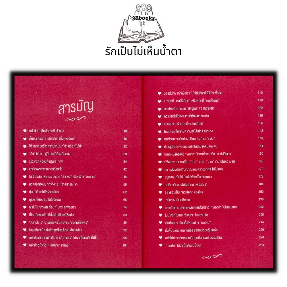 หนังสือ-รักเป็นไม่เห็นน้ำตา-จิตวิทยา-ความรัก-จิตวิทยาความรัก-การพัฒนาตนเอง