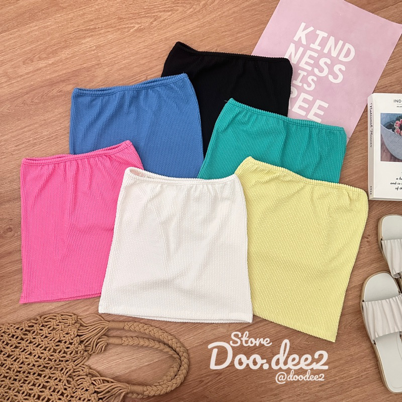 doodee2-เสื้อเกาะอกตัวยาว-ผ้าลอนมาม่า